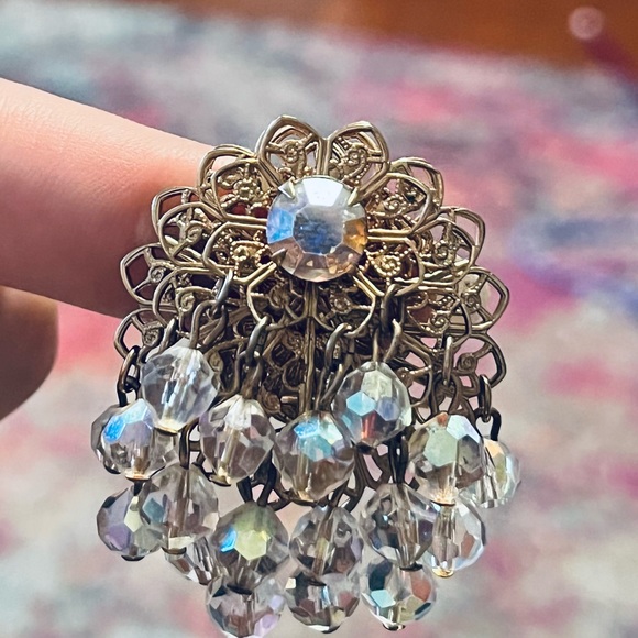 Vintage AB Crystal Jewelry Lot Aurora Borealis Coated Jewelry - Picture 9 of 11